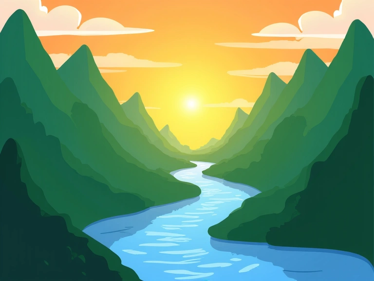 A serene natural landscape symbolizing vitality and balance.