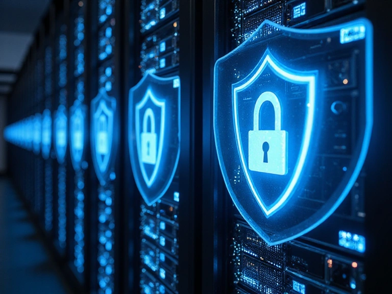 Secure data center with protective shields